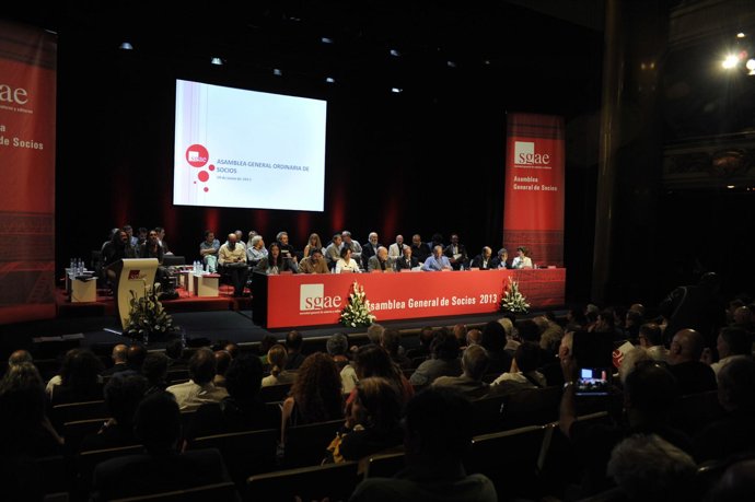 Asamblea de socios de la SGAE                   
