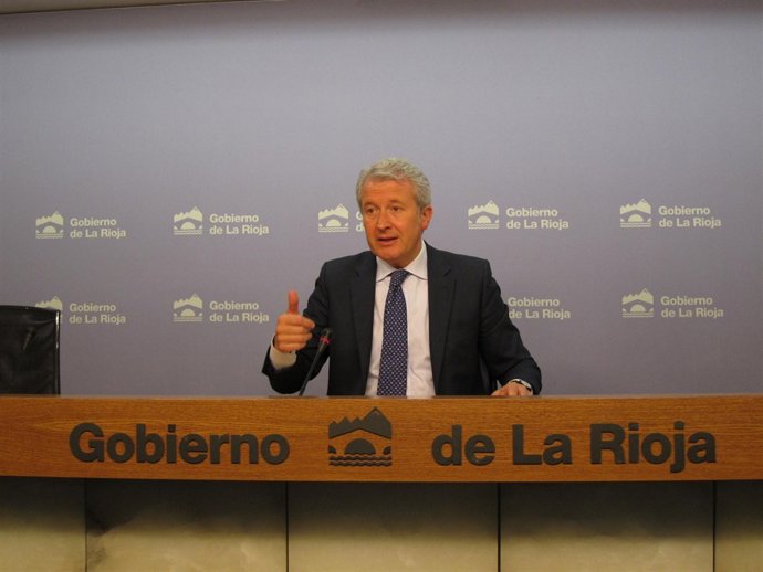 Emilio del Río, portavoz del Gobierno riojano