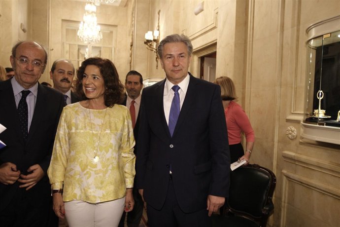 Ana Botella y el alcalde de Berlín, Klaus Wowereit