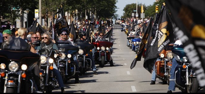 Concentración de socios del Harley Owners Group