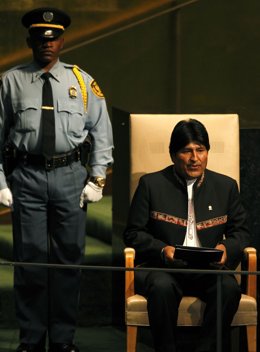 Evo Morales, presidente de Bolivia