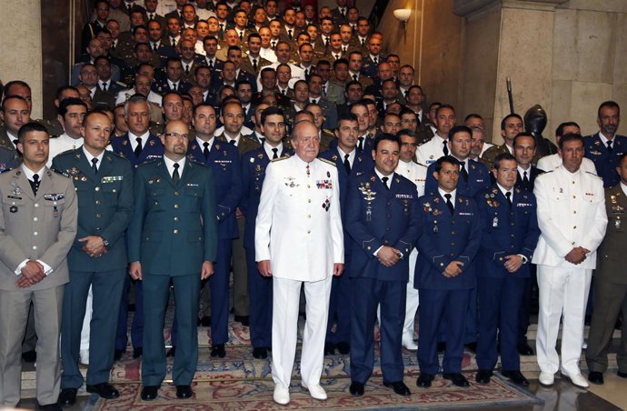  El Rey Clausura El XIV Curo De Estado Mayor