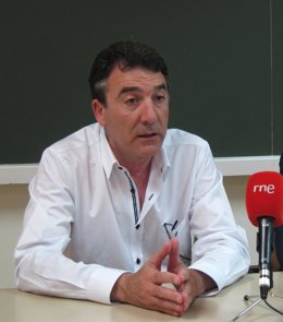 El secretario general de CC.OO en Castilla y León, Ángel Hernández