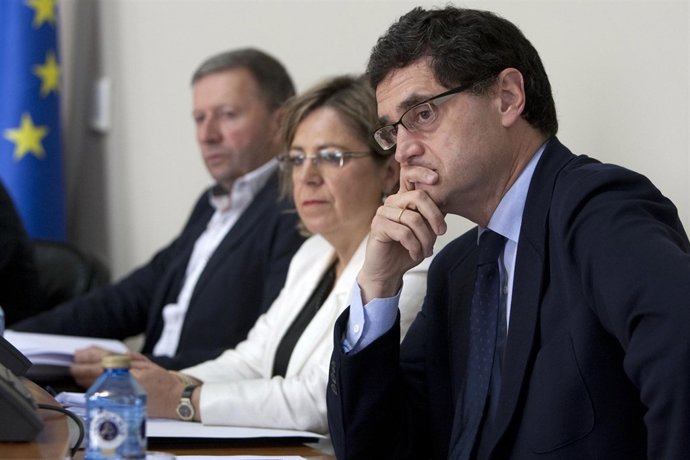 El secretario xeral de Medio Rural, Tomas Fernández Couto, en la Comisión