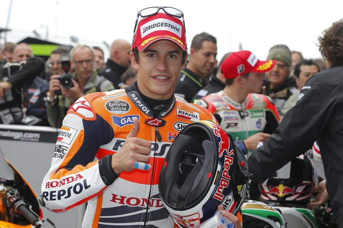 El piloto de MotoGP Marc Márquez (Repsol Honda)