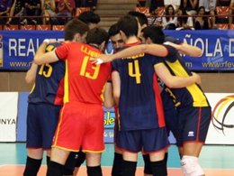 La selección española de voleibol ante la República Checa