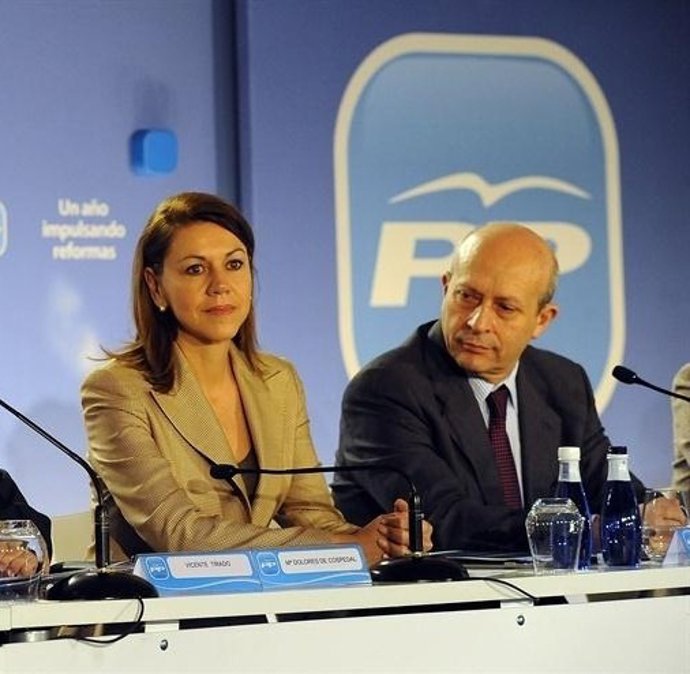 María Dolores de Cospedal y José Ignacio Wert