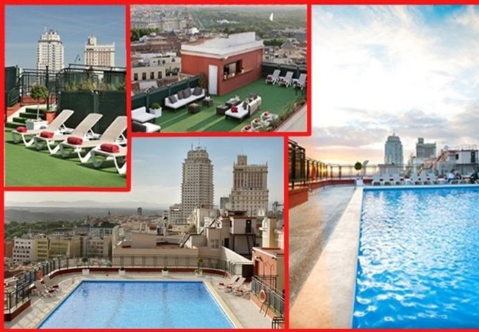 El Hotel cuenta con una de las mejores terrazas de Madrid