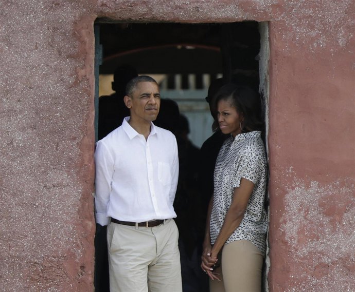 Barack Obama y su mujer Michelle 