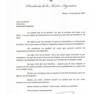 Argentina.- Cristina Fernández felicita al Papa por el día de San Pedro y le aconseja "tomar mate"