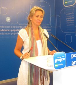 Carolina González Vigo, este sábado en rueda de prensa