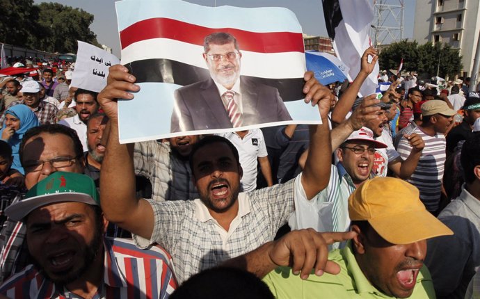 Seguidores de Mursi en Egipto