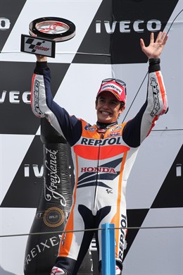 Marc Márquez en el Gran Premio de Holanda