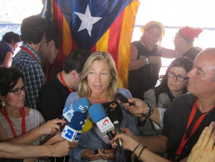 Joana Ortega en el Concert per la Llibertat