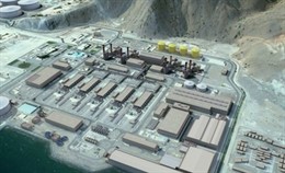 Desaladora que Acciona construye en Emiratos Árabes