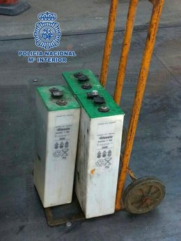 Baterías robadas