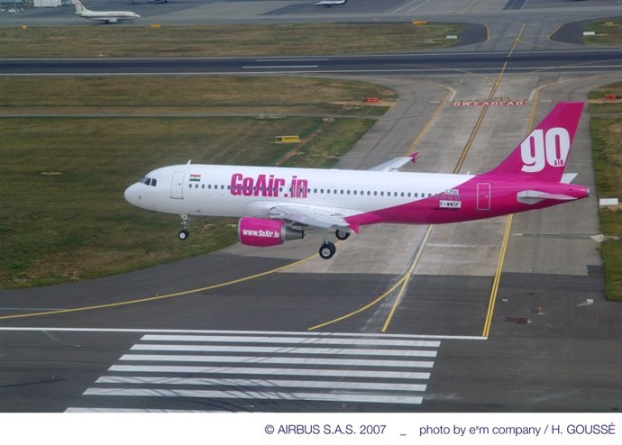 Avión de bajo coste GoAir