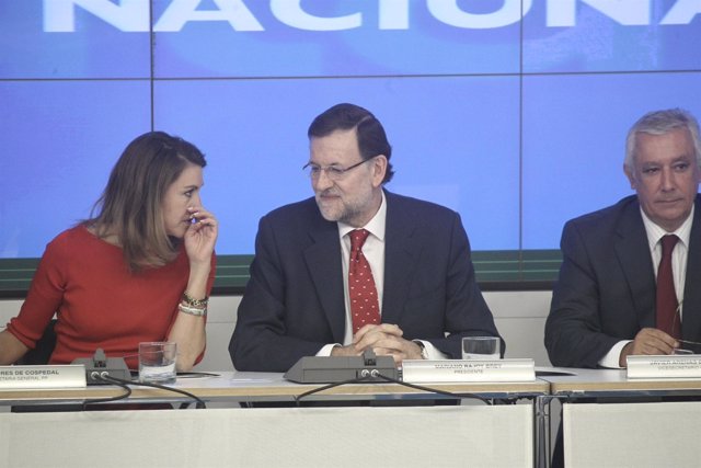 Rajoy, Cospedal y otros en el Comité Ejecutivo Nacional del PP