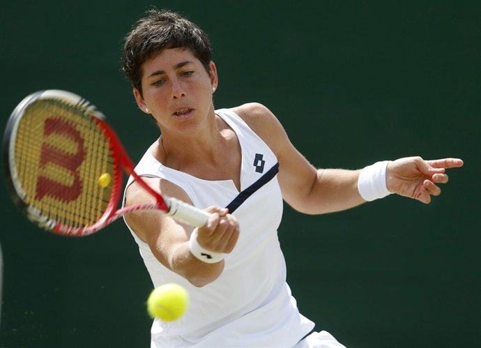 Carla Suárez en Wimbledon