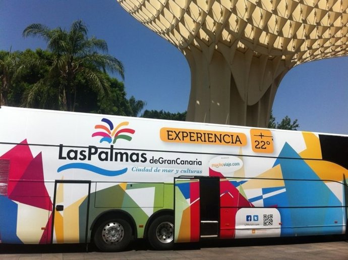 Guagua turística de Las Palmas de Gran Canaria
