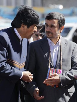 Evo Morales Y Ahmadineyad