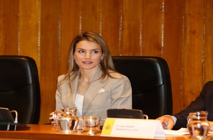 Doña en la Presentación del Poyecto de Promoción de las Mujeres