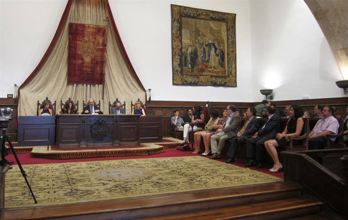 Acto inaugural de Cursos Internacionales de la Universidad de Salamanca en 2013