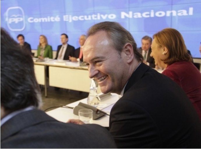 El presidente del PPCV, Alberto Fabra, en un Comité Ejecutivo  (archivo) 