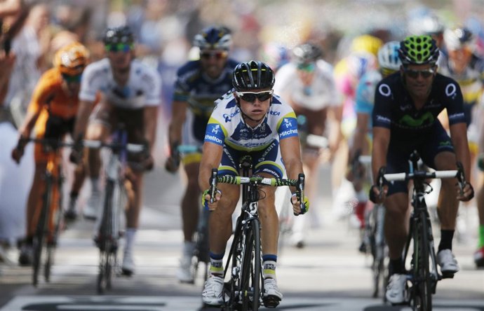 Simon Gerrans (Orica Greenedge) gana la tercera etapa del Tour de Francia