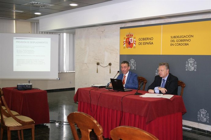 Ríos y Primo Jurado durante la rueda de prensa