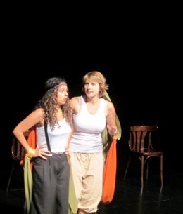 Representación del espectáculo 'Los Viajeros'