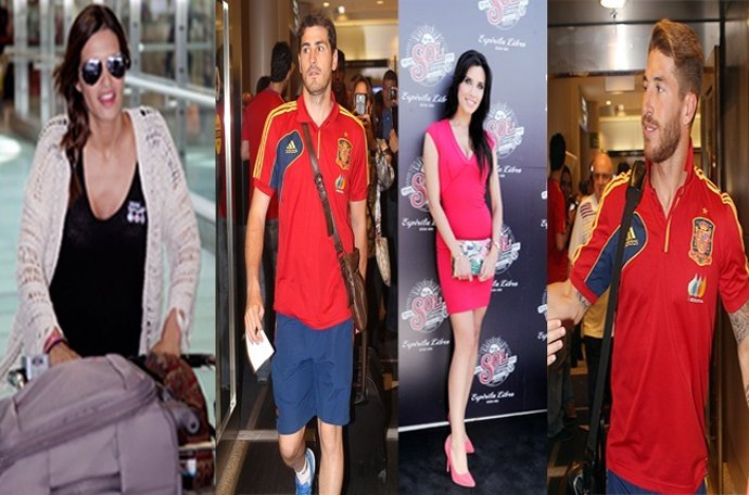 Sara Carbonero y Pilar Rubio, el mejor apoyo para Iker Casillas y Sergio Ramos