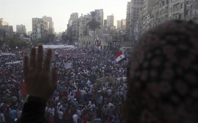 Protestas contra Mursi en Alejandría (Egipto)