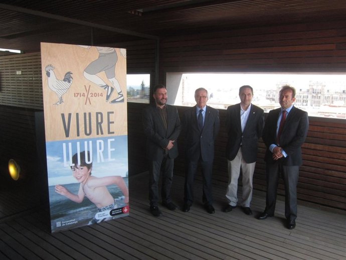 T.Soler,alcalde X.Trias,t.Alcalde J.Ciurana,M.Calçada