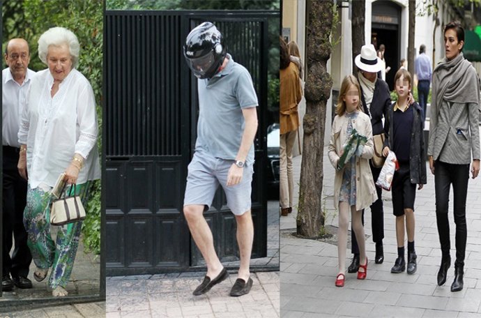 La Infanta Doña Pilar celebra el cumpleaños de sus nietos en casa de Laura Ponte