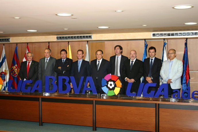Acto de ingreso en la Liga BBVA del Elche, Villarreal y Almería