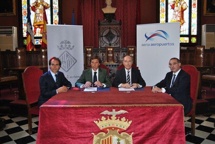 El alcalde de Palma y el director general de Aena 