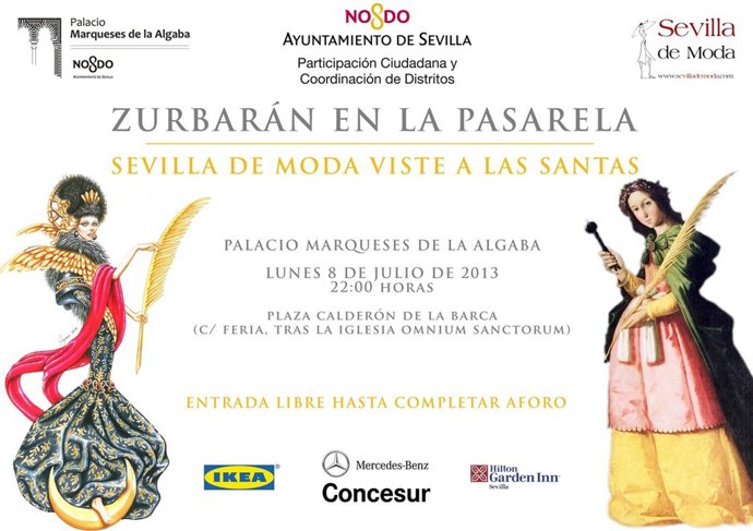 Cartel anunciador del desfile.