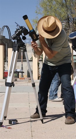 Astrónomo, Telescopio, Estrellas, Cielo