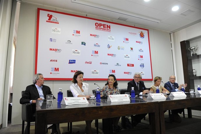 Presentación del Open de España de golf