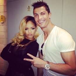 Cristiano Ronaldo y Rihanna