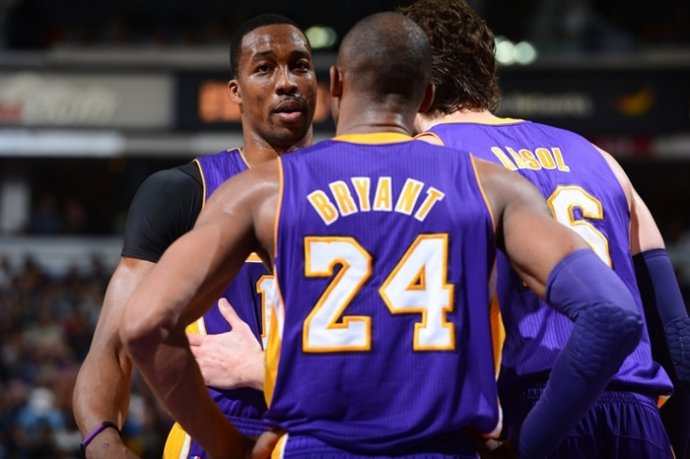 Dwight Howard, Pau Gasol, Kobe Bryant