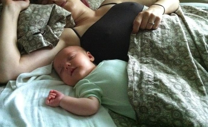 Colecho, bebé, dormir