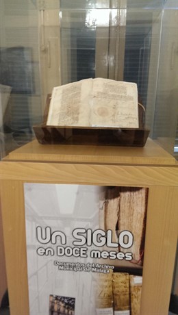 Documento expuesto en el Archivo Municipal