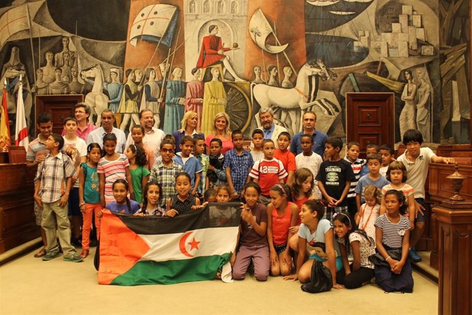 Los niños saharauis han visitado este miércoles la DPZ