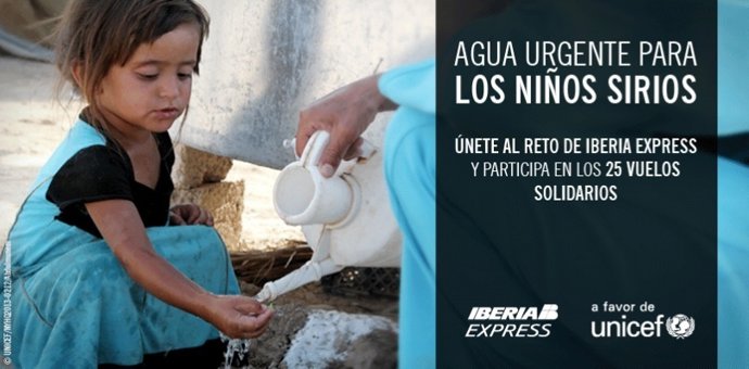 Unicef e Iberia Express