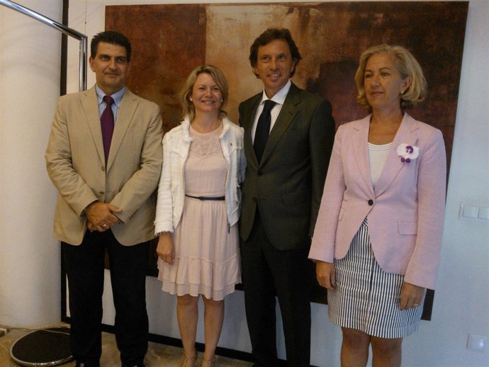 Primera visita oficial de Riera al Ayuntamiento de Palma