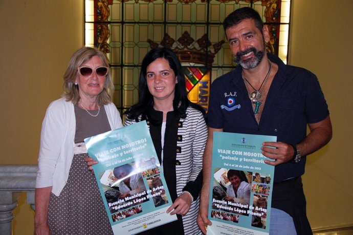 Presentación de la muestra de los alumnos de la Escuela de Artes