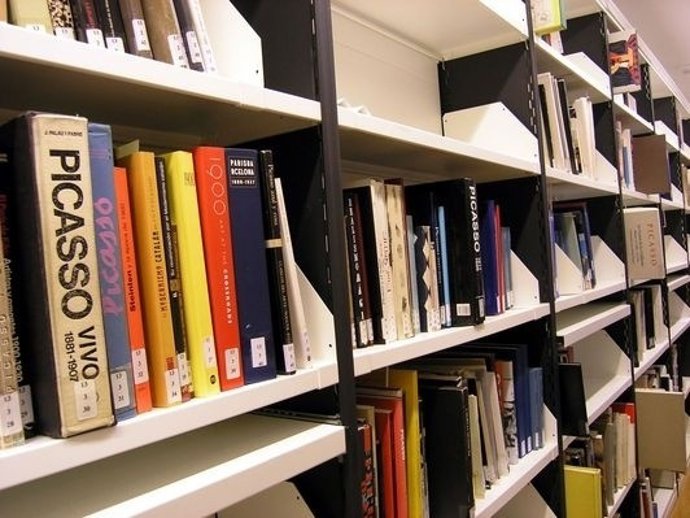 Publicaciones casa natal picasso libros estantería cultura