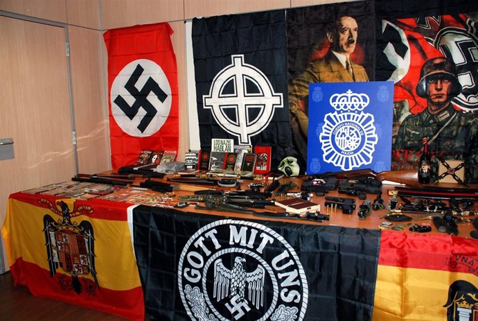 Material intervenido al detenido en Sabadell